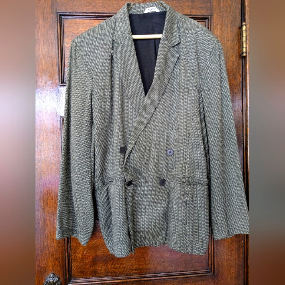 Vintage, oversized WilliWear jacket, men's medium blazer circa late '80s.